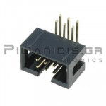 Connector IDC 2.54mm ΒΑΣΕΩΣ ΤΗΤ ΑΡΣΕΝΙΚΟ ΓΩΝΙΑ 90℃ 2x3pins