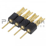 Pin header THT 2.54mm ΑΡΣΕΝΙΚΟ ΙΣΙΟ 1x4pins Soldering