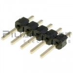 Pin header THT 2.54mm ΑΡΣΕΝΙΚΟ ΙΣΙΟ 1x5pins