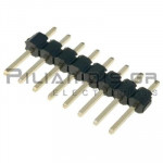 Pin header THT 2.54mm ΑΡΣΕΝΙΚΟ ΙΣΙΟ 1x8pins