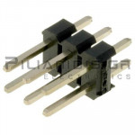 Pin header THT 2.54mm ΑΡΣΕΝΙΚΟ ΙΣΙΟ 2x3pins