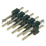 Pin header THT 2.54mm ΑΡΣΕΝΙΚΟ ΙΣΙΟ 2x5pins