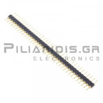 Socket SIP/SIL THT 2.54mm Gold-Plated Male Straight 1x36pins
