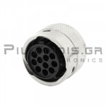 Connector Circular | Size 12 | 8pins | Male | Cable Plug | IP65