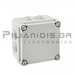 Watertight Box Plastic 108x108x64mm With Cap