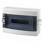 Surface Distribution Box | 18 Modules (1x18) | IP65 | Transparent Door | 286x418x148mm