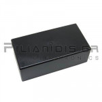Plastic Construction Box W:125.2 x L:68 x H:41mm Black