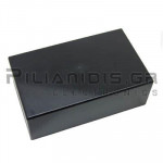 Plastic Construction Box W:157.8 x L:95.5 x H:50.5mm Black