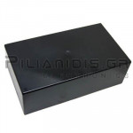 Plastic Construction Box W:197.4 x L:113 x H:60.5mm Black