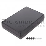 Plastic Construction Box W:123.6 x L:174.5 x D:38mm Black