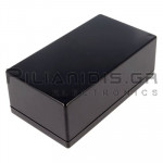 Κουτί Κατασκευής ABS Πλαστικό Π:135 x Μ:75 x Υ:50mm Μαύρο