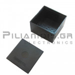 Construction Box ABS Plastic W:25 x L:25 x H:15mm Black