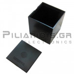 Construction Box ABS Plastic W:25 x L:25 x H:25mm Black