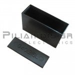 Κουτί Κατασκευής ABS Πλαστικό Π:40.5 x M:13.5 x Υ:25mm Μαύρο