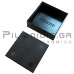 Construction Box ABS Plastic W:40 x L:40 x H:13mm Black