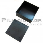 Κουτί Κατασκευής ABS Πλαστικό Π:100 x M:100 x Υ:40mm Μαύρο