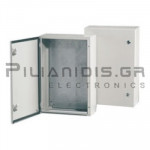 Distribution Metal Box | RAL7035 | IP66 | with Mounting Plate | 800x600x300mm