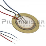 Piezoelectric without built-in generator 20mm(14mm)  6.3KHz 3pin with Cable