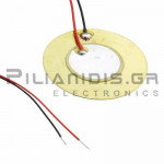 Piezoelectric without built-in generator 27mm(20mm)  3.4KHz 30V with Cable