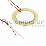 Piezoelectric without built-in generator 27mm(20mm)  4.6KHz 30V with Cable