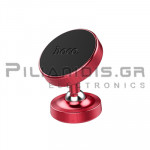 Car Holder Universal In-car Dashboard Magnetic Rotating Bracket Red