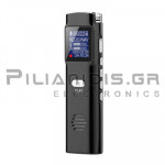 Digital Voice Recorder  | 8GB | REC up 294Hrs | OLED , Format WAV & MP3
