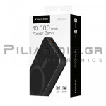 PowerBank 10000mAh | Ασυρματη Φόρτιση, MagSafe | Out: 1xUSB 1x Type C | Li-Ion | Μαύρο
