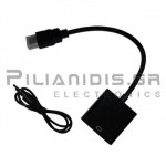 Converter HDMI to VGA1080p + Audio  0.15m