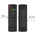 Remote Control AirMouse 2.4 GHz (RF & IR) with Keywboard for TV Boxes Android