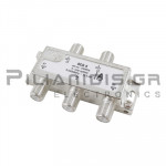 Antenna Splitter | 4 x Way | 5-2400MHz | DC Pass | With Plug