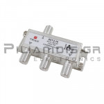 Antenna Splitter | 2 x Way | Tap-Off 10.5dB | 5-2400MHz | DC Pass | With Plug