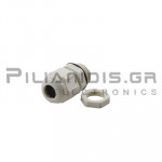 Cable Gland Polyamide with Nut | PG9 | Καλώδιο Ø4-8mm | IP67