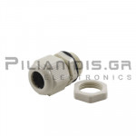 Cable Gland Polyamide with Nut | PG13.5 | Καλώδιο Ø6-12mm | IP67