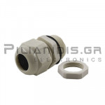 Cable Gland Polyamide with Nut | PG16 | Καλώδιο Ø10-14mm | IP67