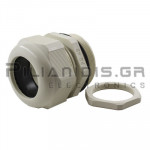 Cable Gland Polyamide with Nut | PG42 | Καλώδιο Ø30-38mm | IP67