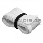 Cable Protection Tube Polyester Fabric | 20-40mm | White | 1.8m | easy-to-install