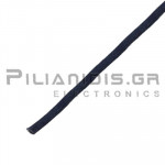 Tube Polyester 4.0mm Black 1m