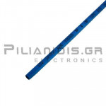 Heat Shrink Sleeve 2:1  4.8mm (2.4mm) Blue