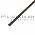 Heat Shrink Sleeve 2:1  2.4mm (1.2mm) Brown