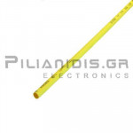 Heat Shrink Sleeve 2:1  2.4mm (1.2mm) Yellow