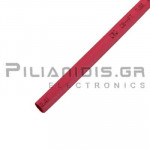 Heat Shrink Sleeve 2:1  4.8mm (2.4mm)  Red