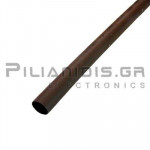 Heat Shrink Sleeve 2:1  6.4mm (3.2mm)  Brown