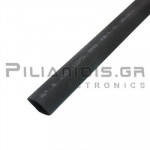Heat Shrink Sleeve 2:1  9.5mm (4.7mm)  Black