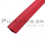 Heat Shrink Sleeve  2:1 12.7mm (6.3mm) Red