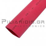 Heat Shrink Sleeve 2:1 25.4mm (12.7mm) Red