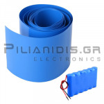 Lithium Battery Heat House Shrink Tube | 2:1 | 86mm (43mm) | 1Kg | Blue