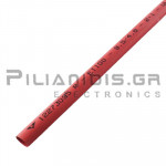 Heat Shrink Sleeve  ET100 series  2:1  9.5mm (4.8mm) Red