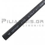 Heat Shrink Sleeve ET100 series  2:1  12.7mm (6.4mm) Black