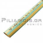 Heat Shrink Sleeve ET100 series  2:1  25.4mm (12.7mm) Yellow / Green