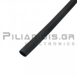 Heat Shrink Sleeve Glued  3:1  3.2mm (1.0mm) Black